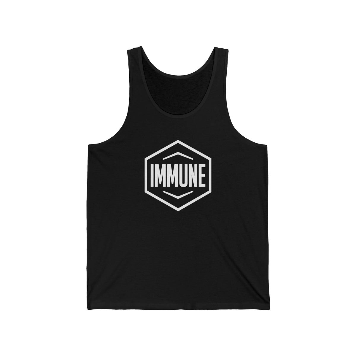 Immune Hex Badge Tank Top — Graphic Fitness & Wellness Tank